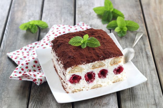 Tiramisu de framboesas