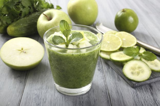 Smoothie de Kiwi, Maçã e Pepino