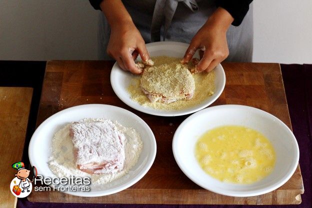 O empanado - A farinha de rosca