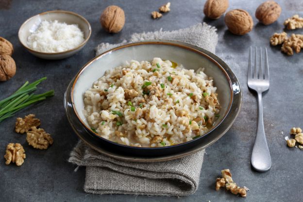 Risotto com nozes