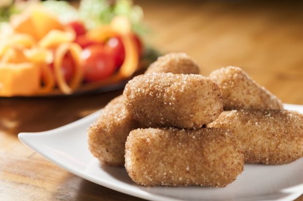 Croquete de carne moída / Bolinho de carne moída