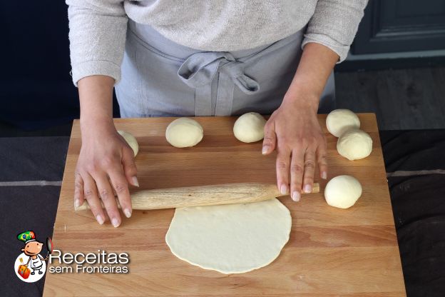 Preparação dos crepes