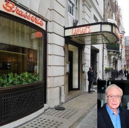 Sir Michael Caine - Langan's Brasserie