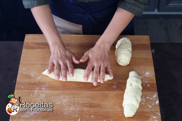 Preparação dos  cruffins