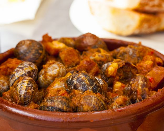 Caracoles a la madrileña (Caracóis à moda de Madri)