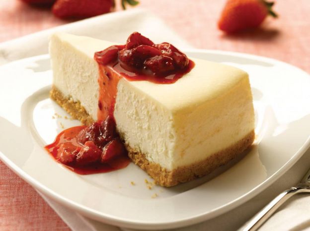 Cheesecake com massa de biscoitos