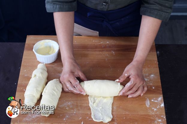 Preparação dos cruffins