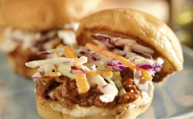 Pulled pork Burger ou Hambúrguer de porco desfiado