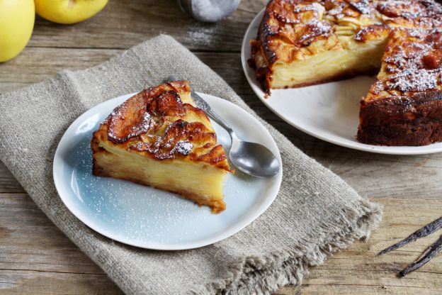 Torta de maçã invisível