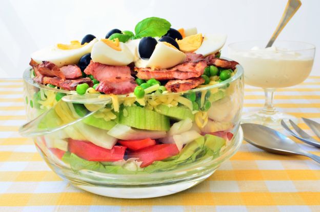 Salada 7 camadas