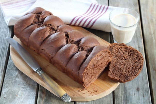 Brioche vegano de chocolate