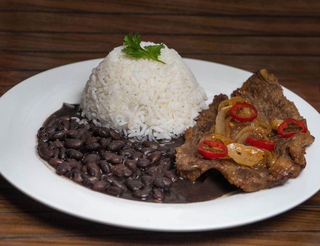 Arroz com feijão!