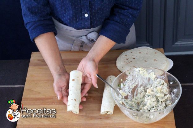 Preparação dos Taquitos