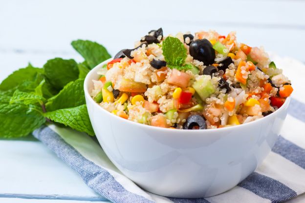 Salada de quinoa