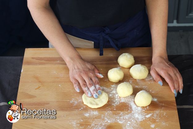 Preparação dos brioches