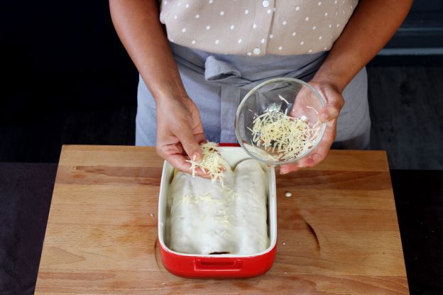 preparação da enchilada