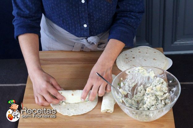 Preparação dos Taquitos