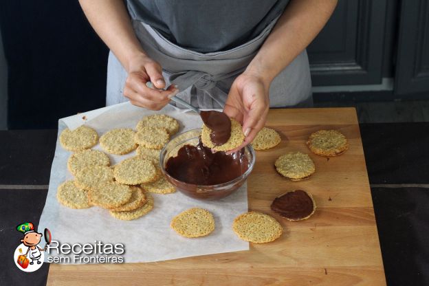 Finalização dos biscoitos