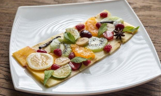 Carpaccio de salada de frutas