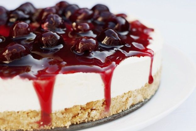 Cheesecake de cerejas