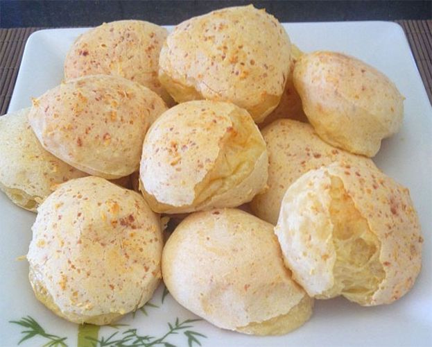 Pão de queijo fitness de batata doce