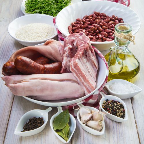 Os ingredientes da feijoada