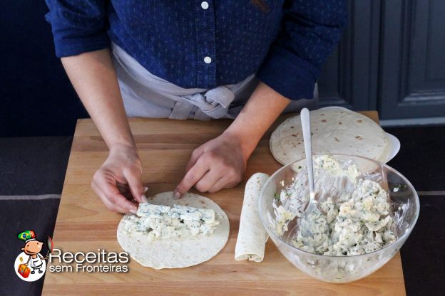 Preparação dos Taquitos