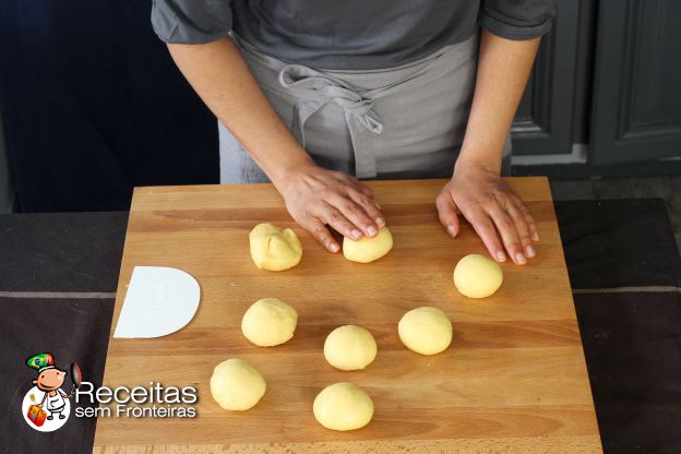 Preparação dos brioches