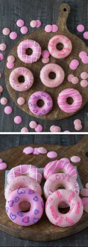 Donuts rosas