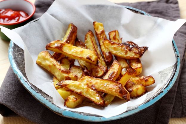 Batatas fritas no forno