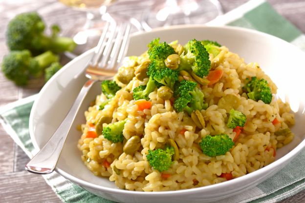 Risotto broccoli e peperoncino (Risotto de brócolis e pimenta)