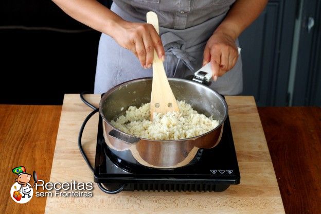 Preparar o arroz