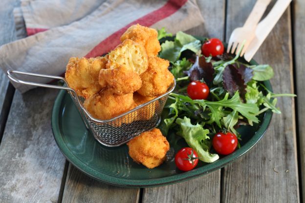 Croquetes de Mac and Cheese