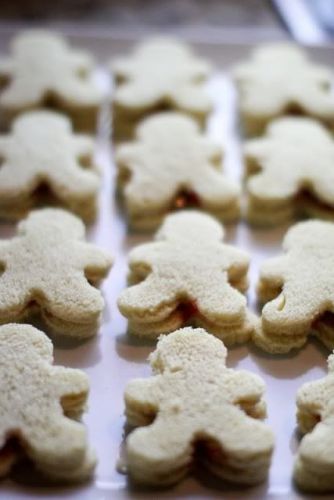 Sanduíche de pão de gengibre