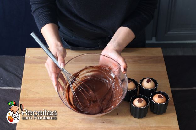 Preparação dos muffins