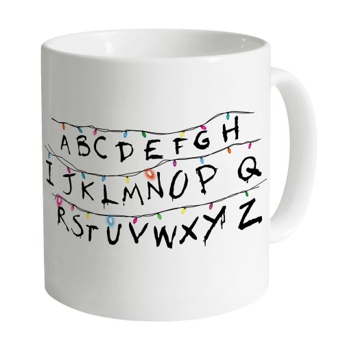 Uma caneca de Natal da Stranger Things