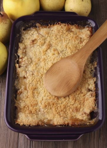 Crumble de maçãs