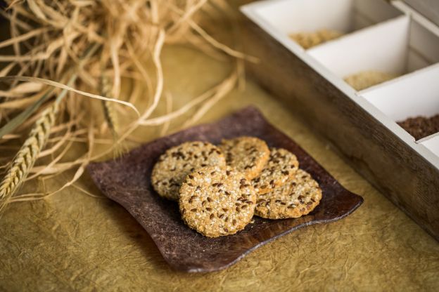 Biscoitos de linhaça