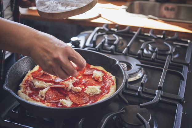 Pizza de frigideira