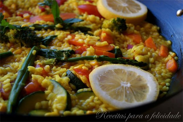 Paella vegetariana