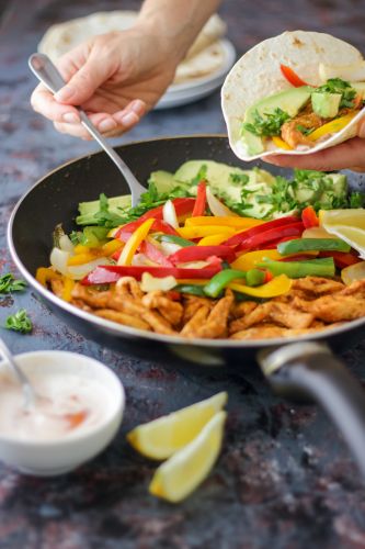 Fajitas de frango