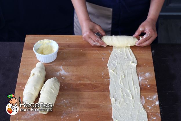 Preparação dos cruffins