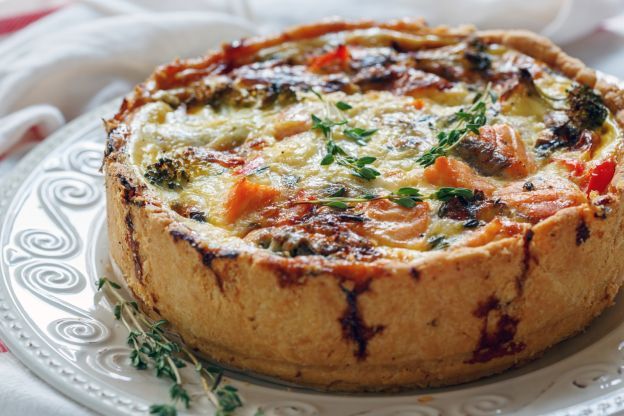 Quiche Lorraine de salmão