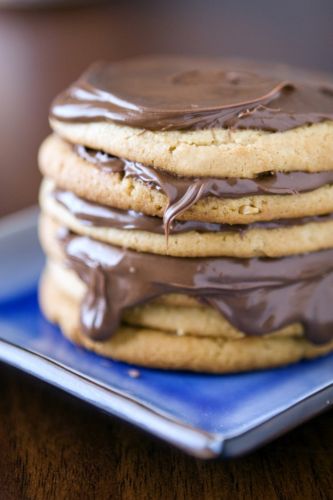 Bolo de cookies com Nutella