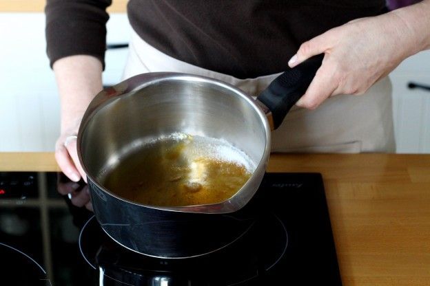 preparação do caramelo