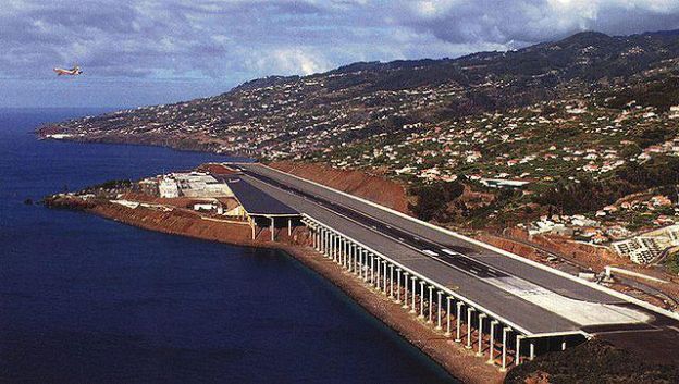 Aeroporto da Madeira ou Funchal, Arquipélago da Madeira, em Portugal