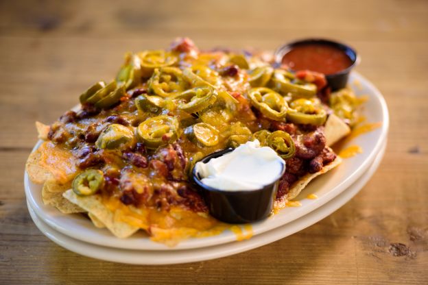 Nachos com carne