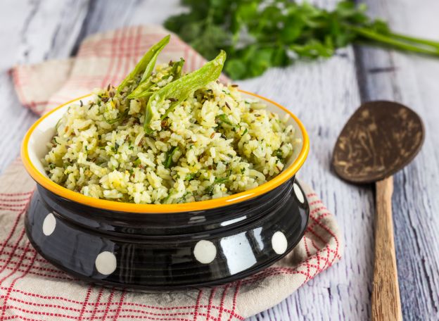 Risotto alle erbe e formaggio cremoso di capra (Risotto com ervas e queijo de cabra)