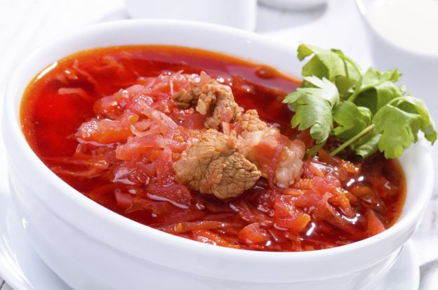 Borscht Novosibirsk - Sopa russa de beterraba