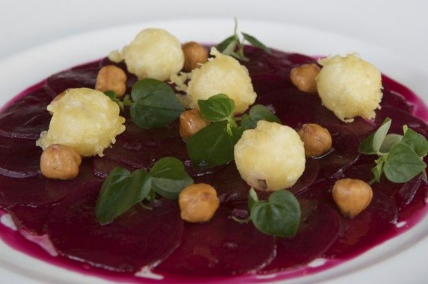 Carpaccio de beterrabas